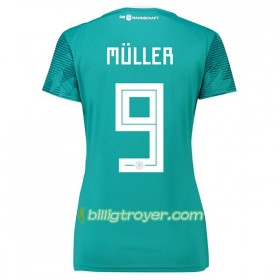 Billige Fotballdrakter Tyskland Müller 9 Dame VM 2018 Bortedraktsett